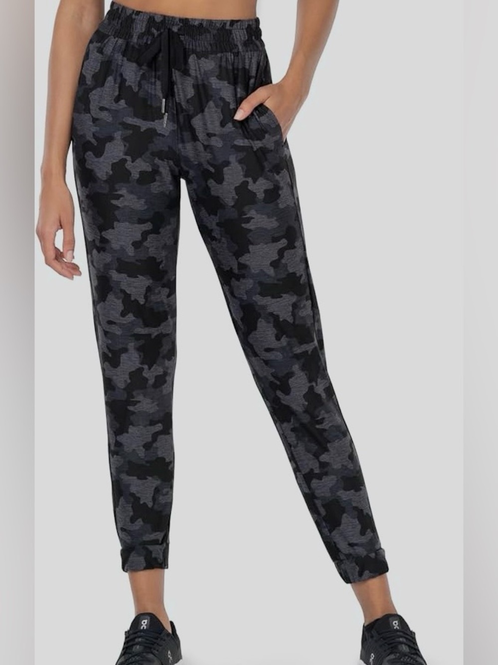 Kyodan Camouflage Lounge Jogger Pants Athletic Pockets
Black Grey Medium